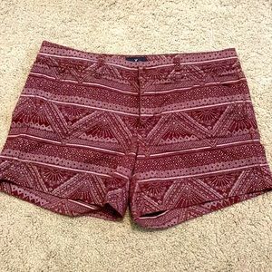 American Eagle Aztec Print MIdi Shorts